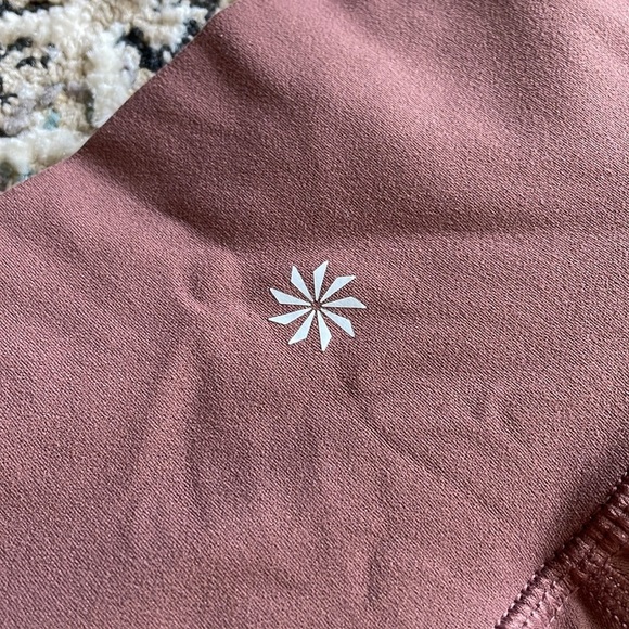 Athleta Powervita Saluation High Rise Jogger Pants XS Tall dusty rose - Picture 5 of 8